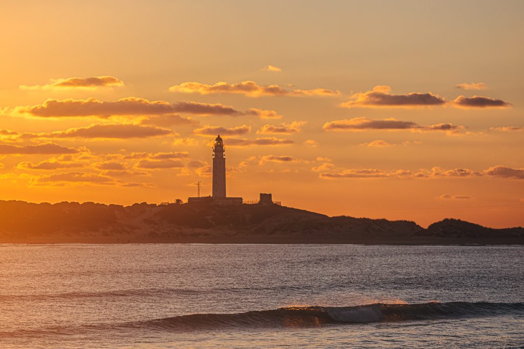 Atardecer en el Faro de Trafalgar